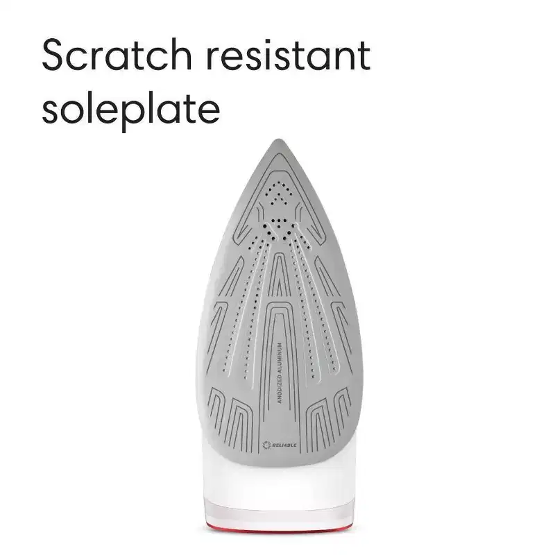 Reliable Corporation Velocity 270IR Auto Control Steam Iron: 1800W, Anodized Aluminum Soleplate, Digital Display, 300ml Tank