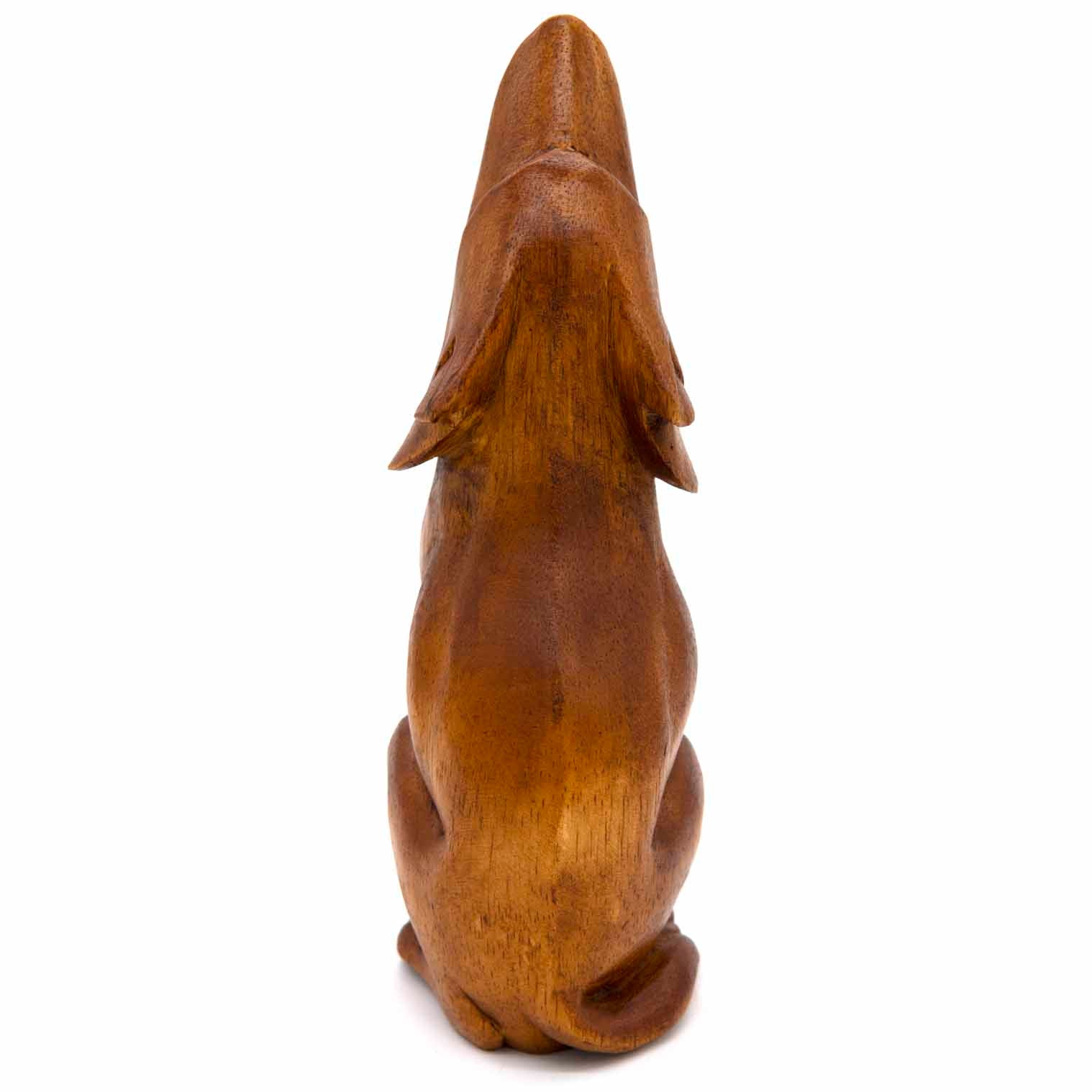 Howling Wolf Carving, Large