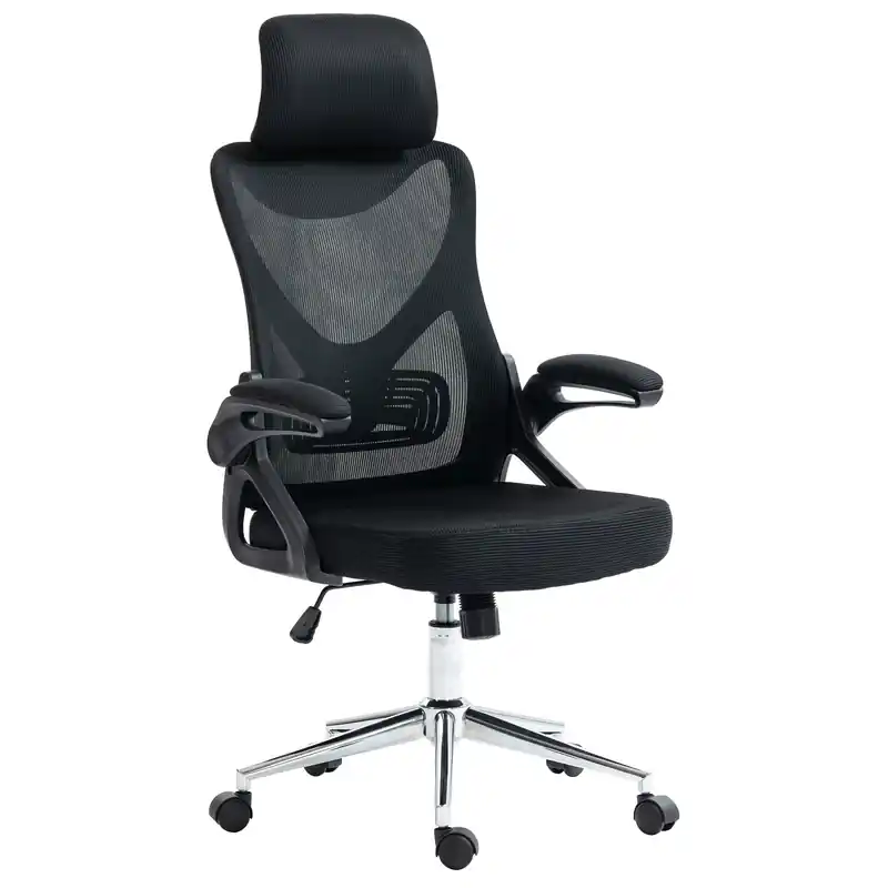 Essential Ergonomic Office Chair with Headrest and Lumbar Support