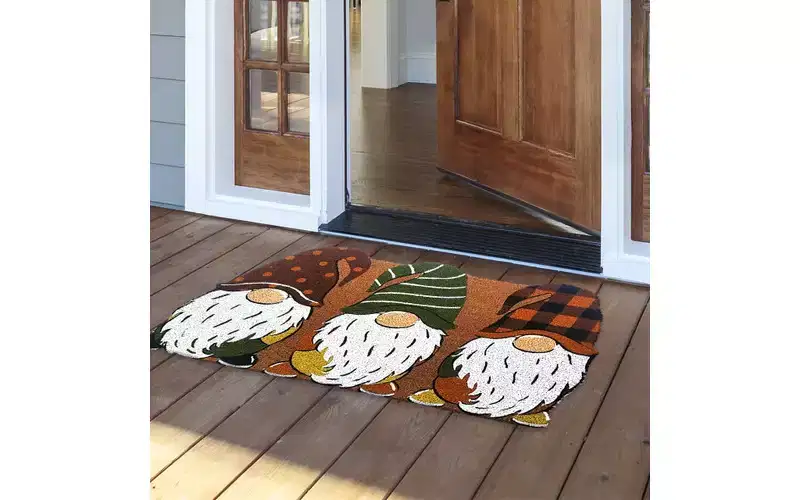 Briarwood Lane Fall Coir Doormat 36x24 Fall Gnomes Medium For Fall Coir Doormat
