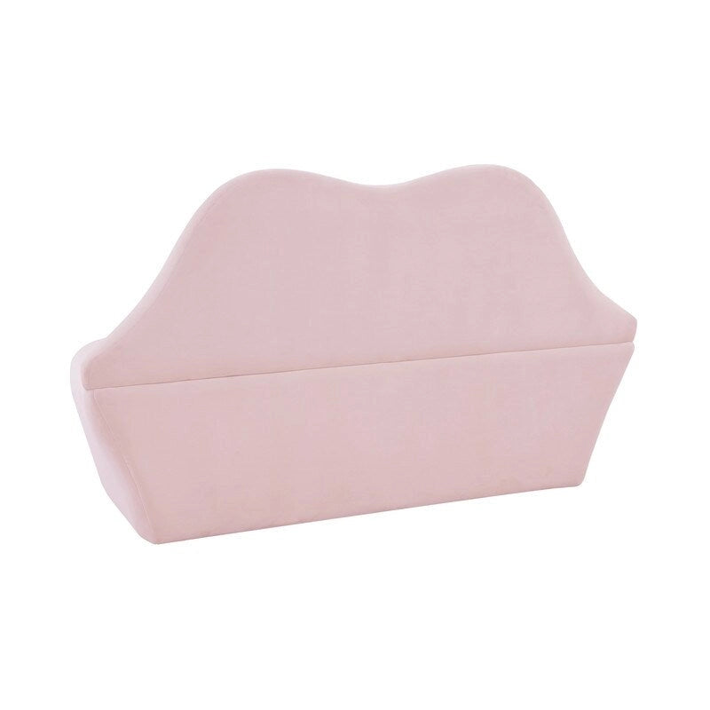 Lips Velvet Settee - 67.7W x 29.1D x 36H