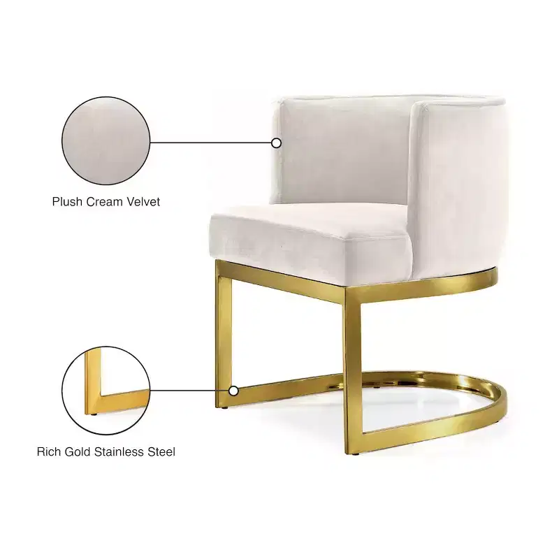 Meridian Furniture,Gianna Velvet Dining Chair
