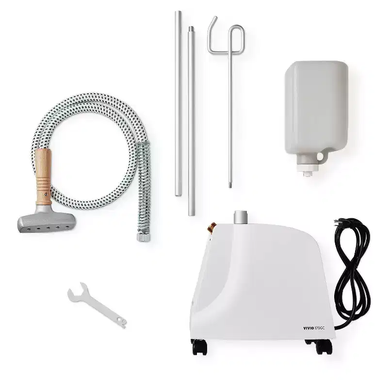 Reliable Corporation Vivio 170GC Garment Steamer with Metal Head: 1300W, 120 Min Steam, Detachable Tank, Auto Shut-Off