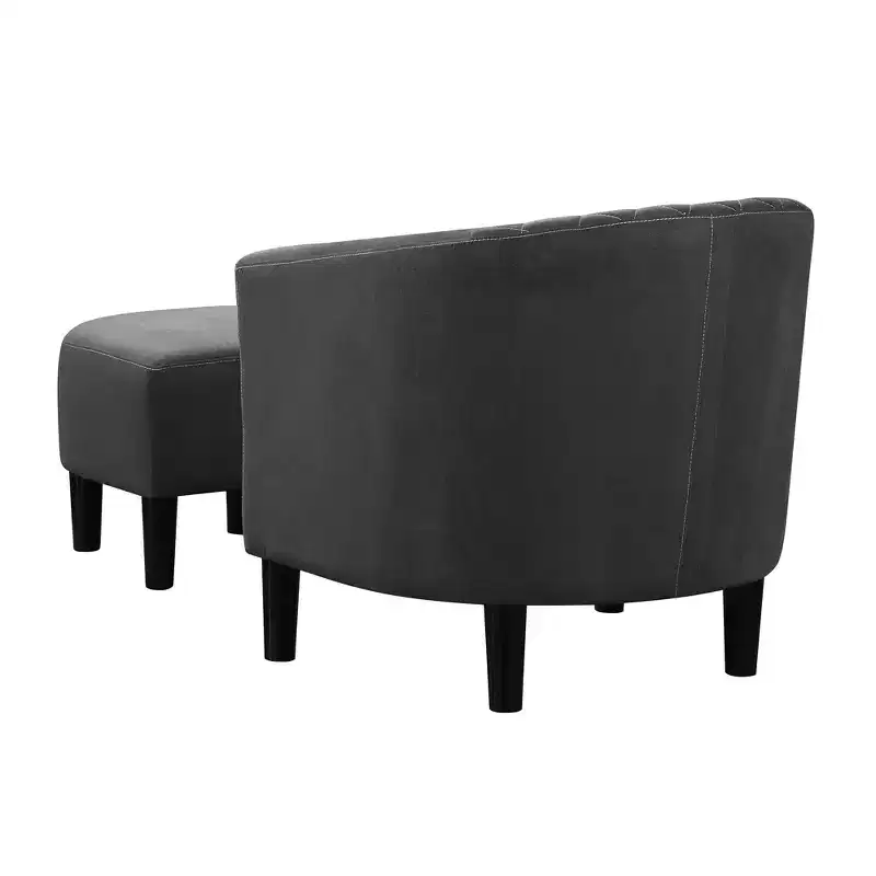 Breighton Home Take a Seat Roosevelt Accent Chair with Ottoman