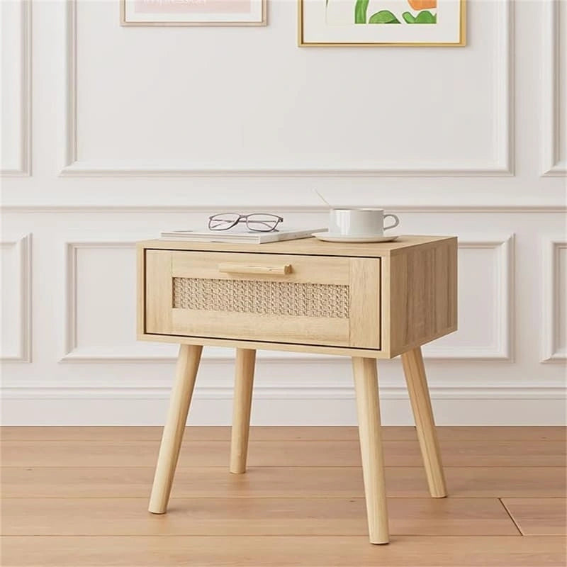 Bedroom Nightstands Wooden Night Stands - 11.81D x 15.35W x 19.69H