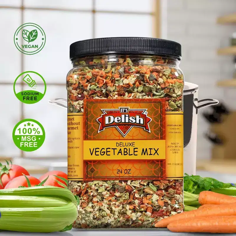 Deluxe Dried Vegetable Soup Mix, 24 Oz (1.5 Lb) by It's Delish