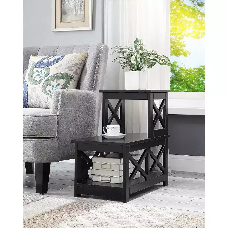 Rectangle Wood Table Top End Table, 1-Piece