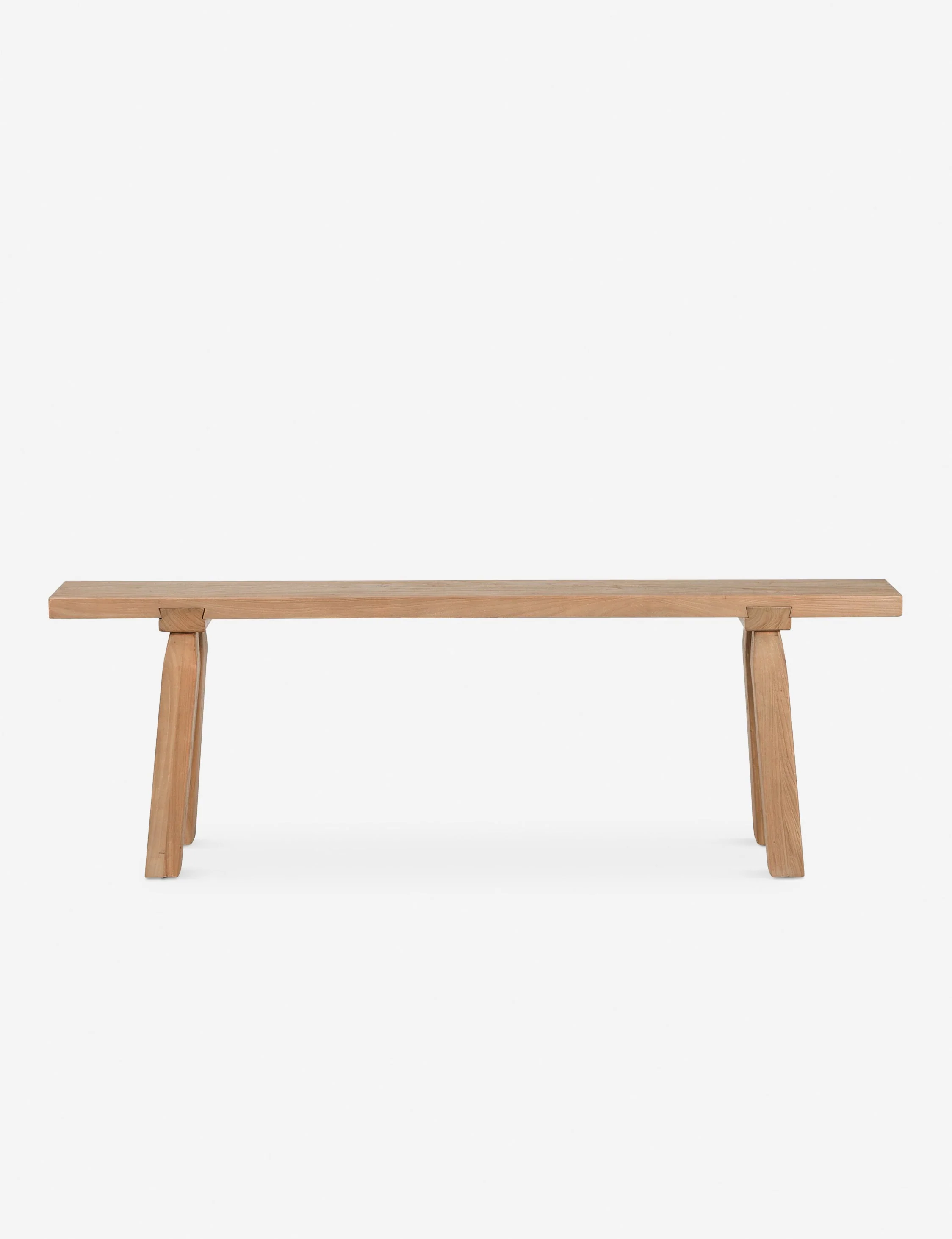 Bench - Tapered legs and artisan joinery bring French Farmhouse character to this elmwood bench