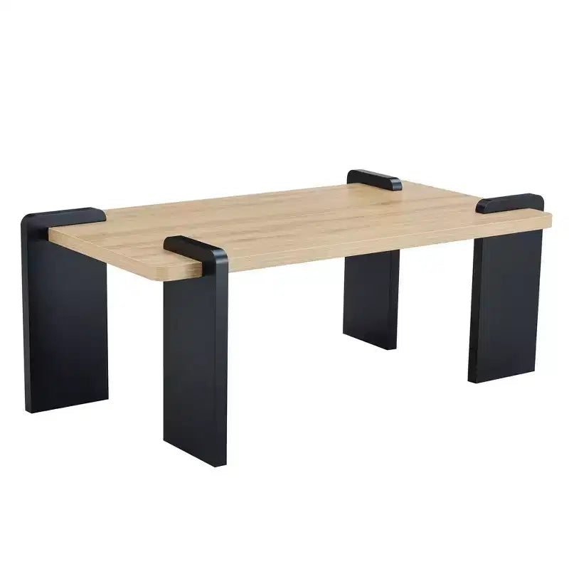 MAYEERTY Modern Coffee Table with Tenon-Mortise Structure for Small Living Room, Apartment