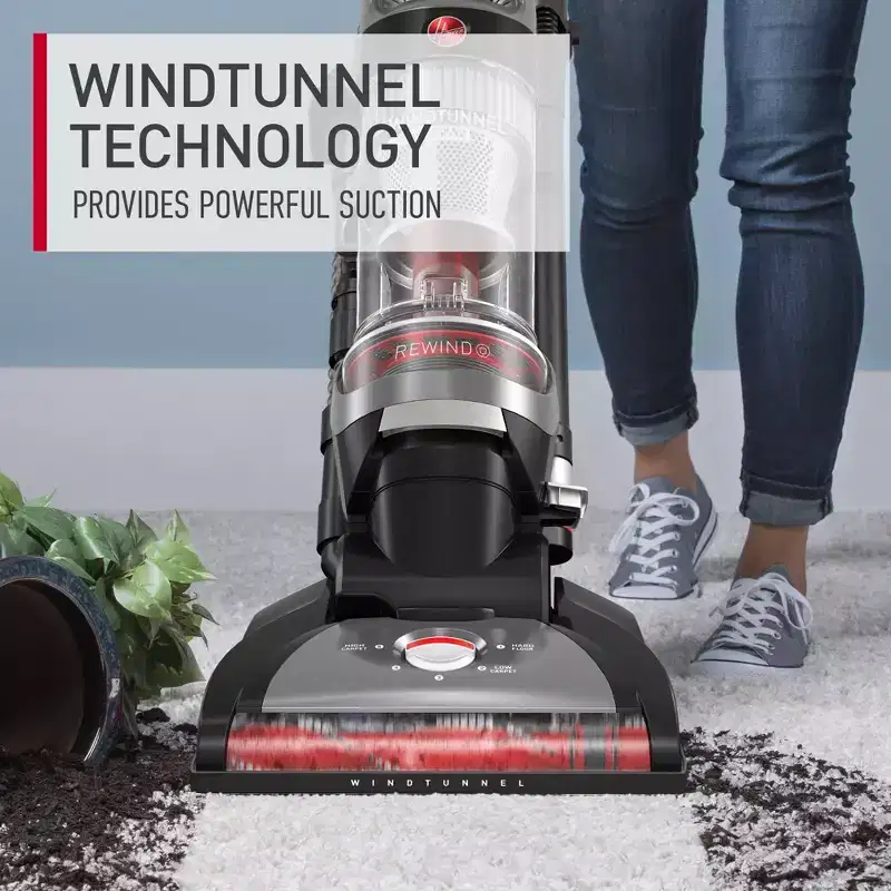 Hoover WindTunnel Cord Rewind Pro Bagless Vacuum Cleaner (Manufacturer Refurbished)