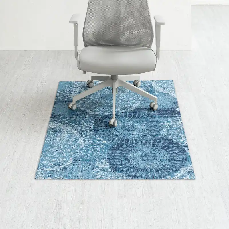 36 x 48 Chair Mat with Fabric Surface – 1/4