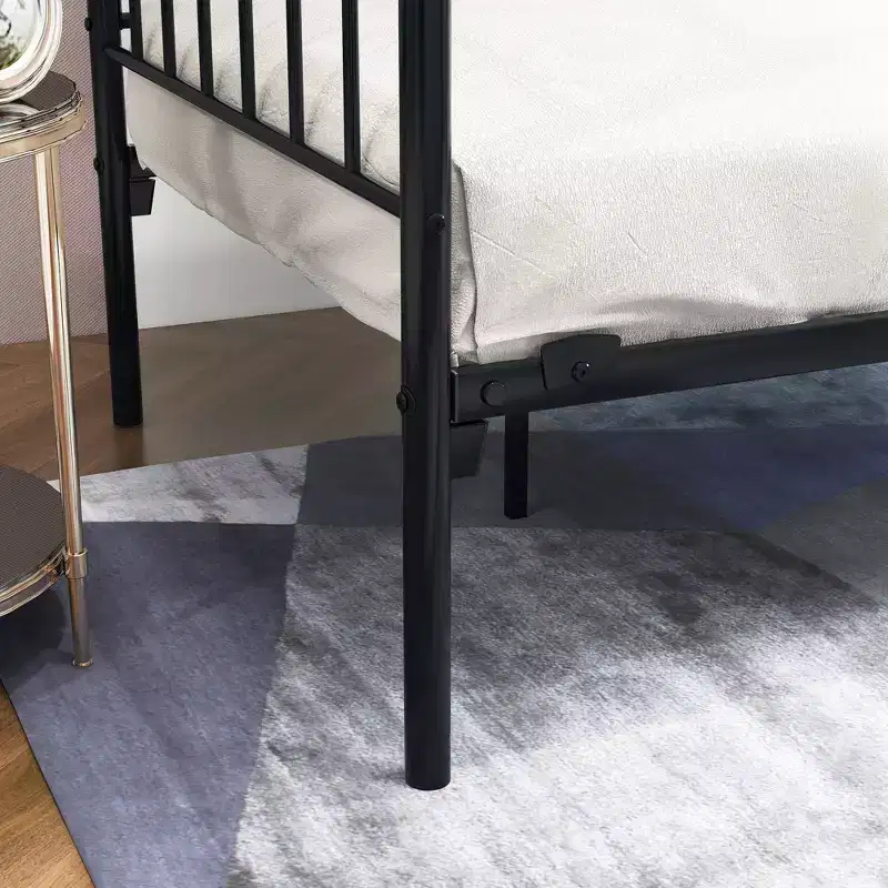 GDFStudio Flynn Mid-century Modern Metal Daybed Frame with Headboard