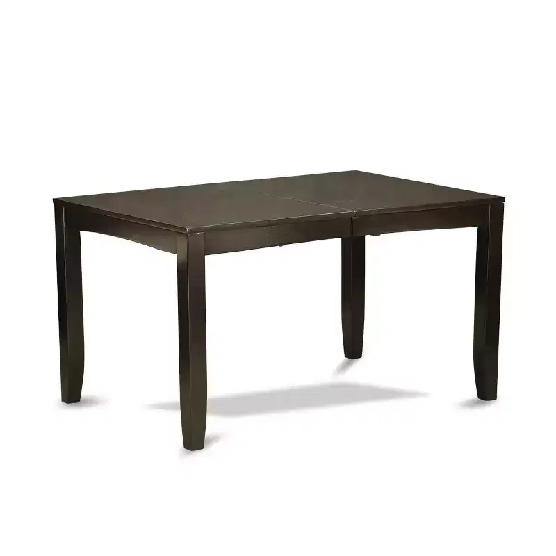 HomeStock 5-Pc Cappuccino Solid Wood Top - Dining Room Set - Seats 4