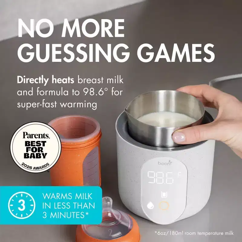 Boon Tempro Direct Heat Milk Bottle Warmer for Breast Milk and Formula