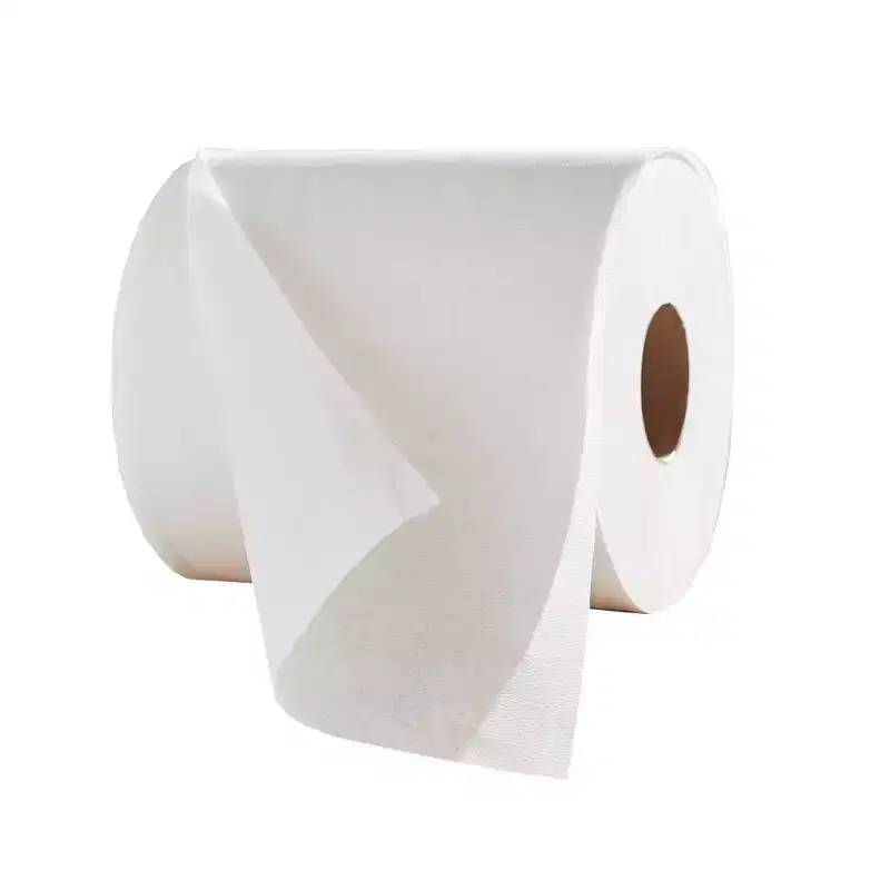 SofPull Paper Towel Roll, 1-Ply, White, 320 Sheets, 6 Count