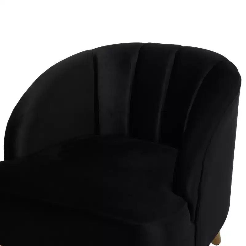 Christopher Knight Home Eryn Mid-Century Modern Rubberwood Altay Velvet Upholstered Accent Chair
