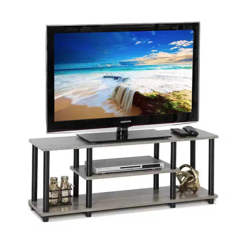 Furinno No Tools 3-Tier TV Stands for TV's up to 50 Entertainment Media Center