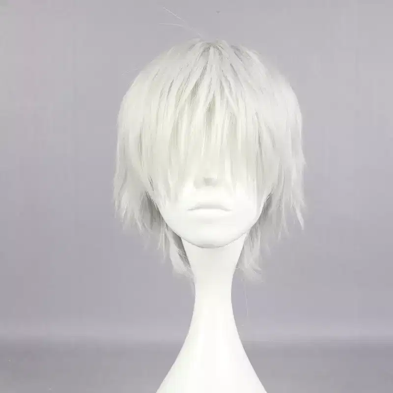 Unique Bargains Christmas Women's Wigs 12 Silver Tone Grey with Wig Cap