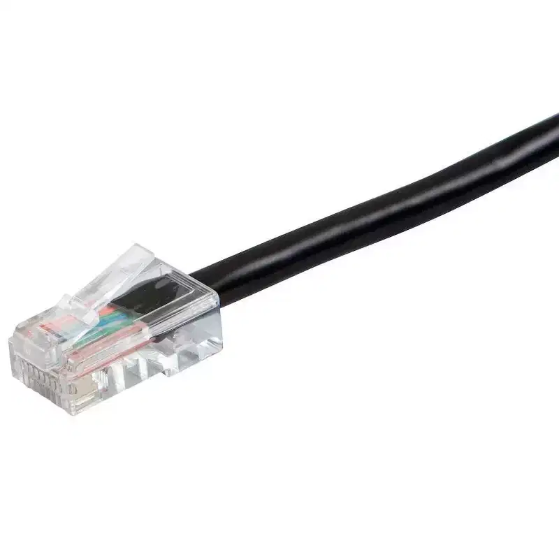 Monoprice Cat5e Ethernet Patch Cable - 25 Feet - Black, RJ45, Stranded, 350Mhz, UTP, Pure Bare Copper Wire, 24AWG - Zeroboot Series