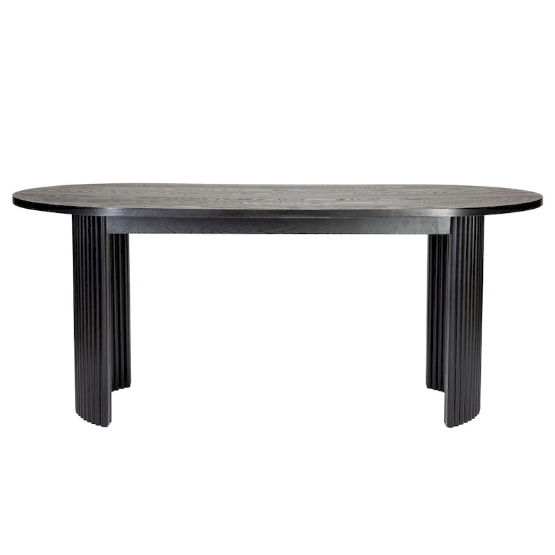 Solid Wood Oval Dining Table