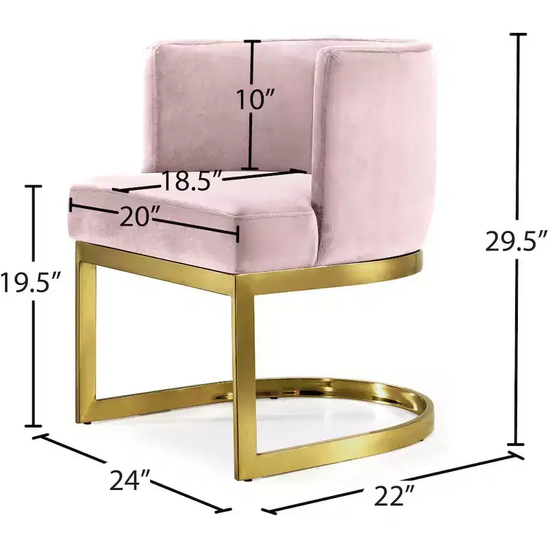 Meridian Furniture,Gianna Velvet Dining Chair