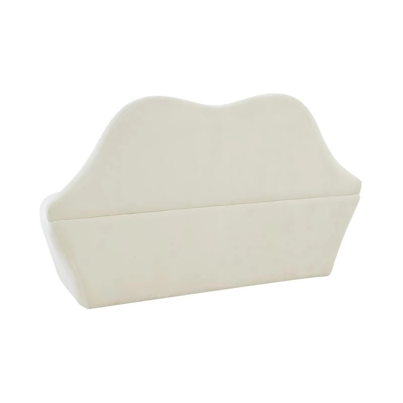 Lips Velvet Settee - 67.7W x 29.1D x 36H