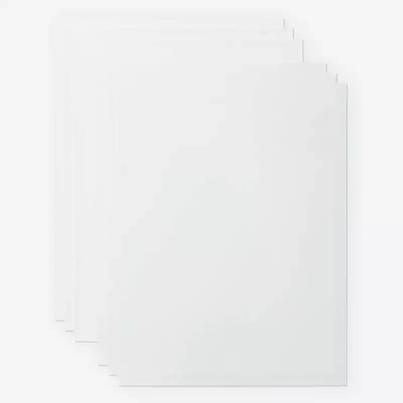 Cricut 6ct Waterproof Sticker Set US Letter: Clear Craft Cutting Materials, Compatible with Cricut Joy Xtra, Explore 3, Maker 3