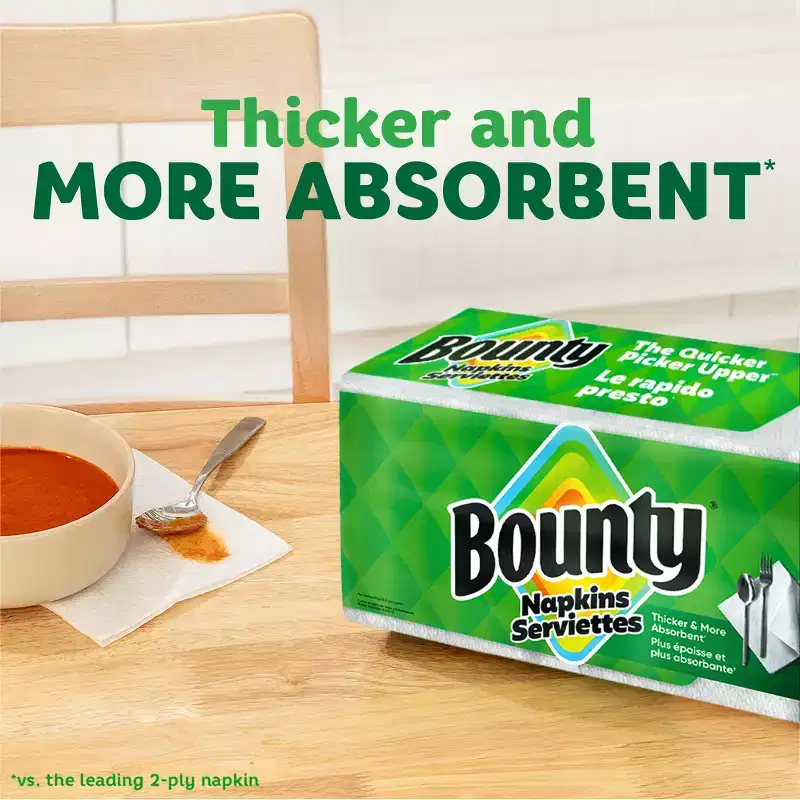 Bounty Napkins - White