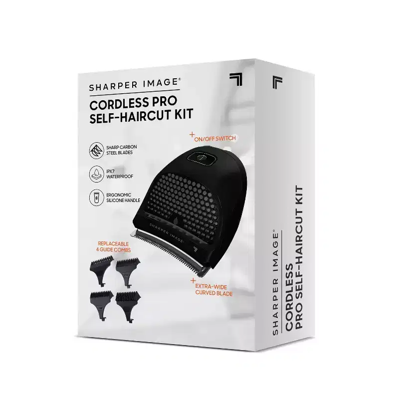 Sharper Image Cordless Pro Self-Haircut Kit - Black