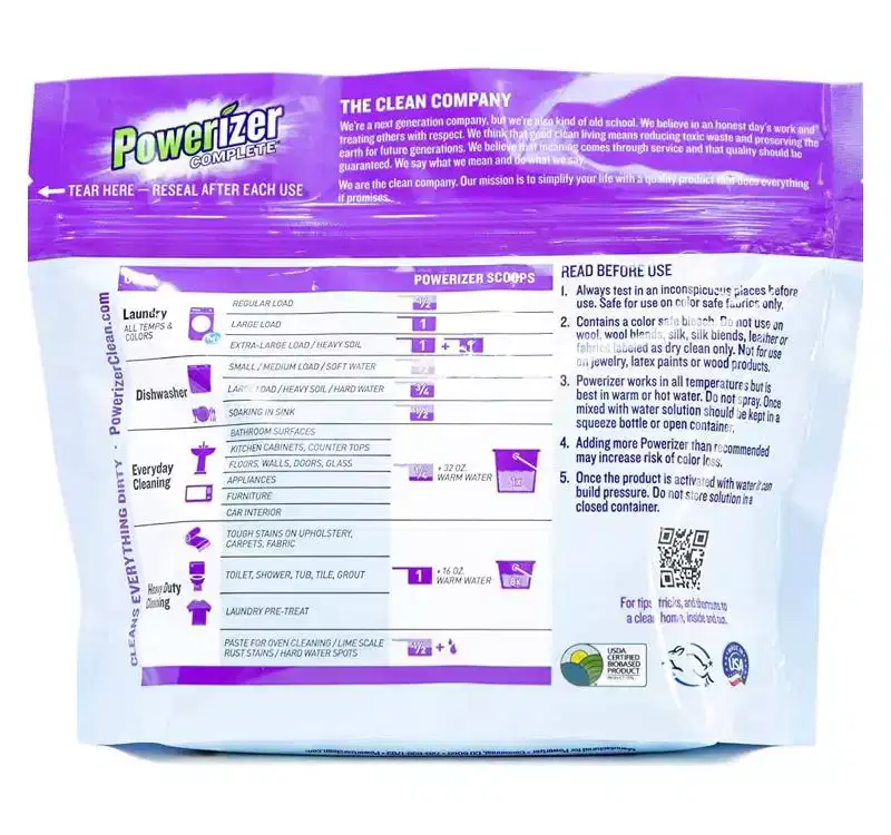 Powerizer Complete Multipurpose Laundry, Dishwasher Detergent & All-Purpose Household Cleaner - All Natural & Cruelty-Free