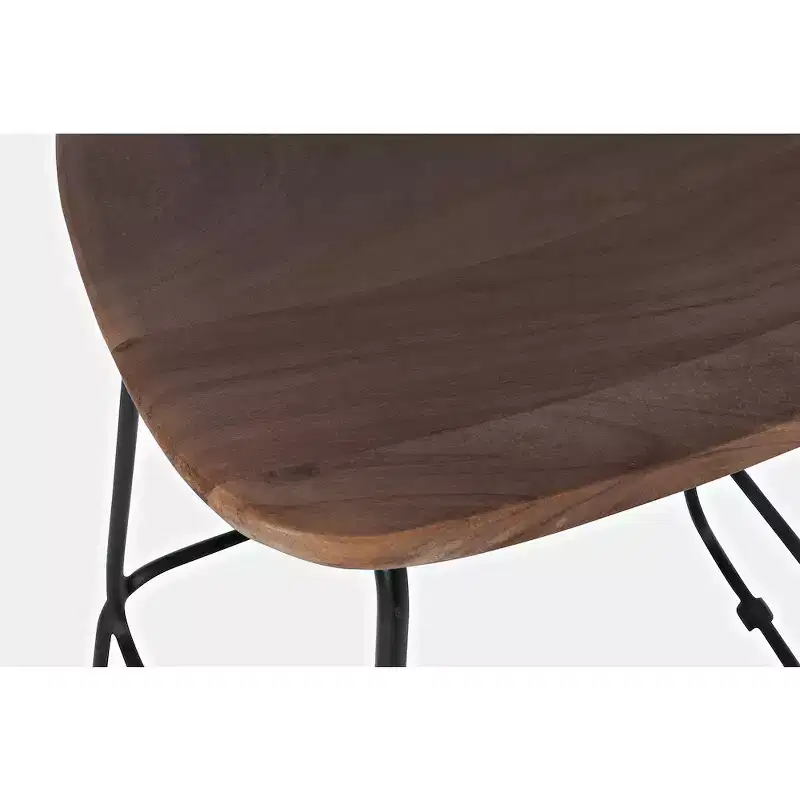 Jofran, Nature's Edge Solid Acacia Counter Height Backless Stool (Set of 3)