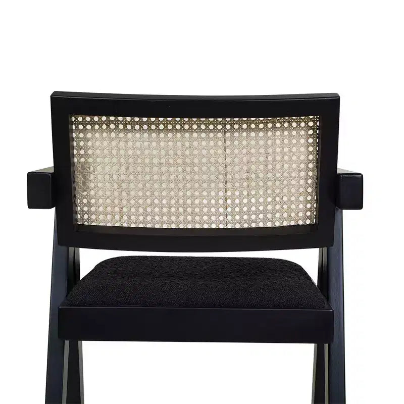 Jennifer Taylor Home Milan 29.5 Modern Resin Webbing Back Bar Stool with Arms