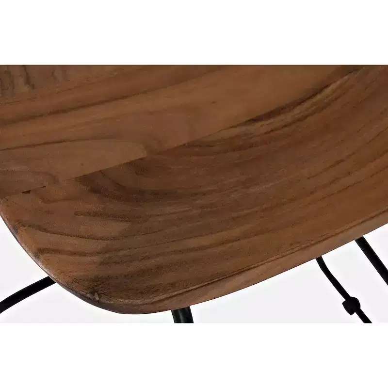 Jofran, Nature's Edge Solid Acacia Counter Height Backless Stool (Set of 3)