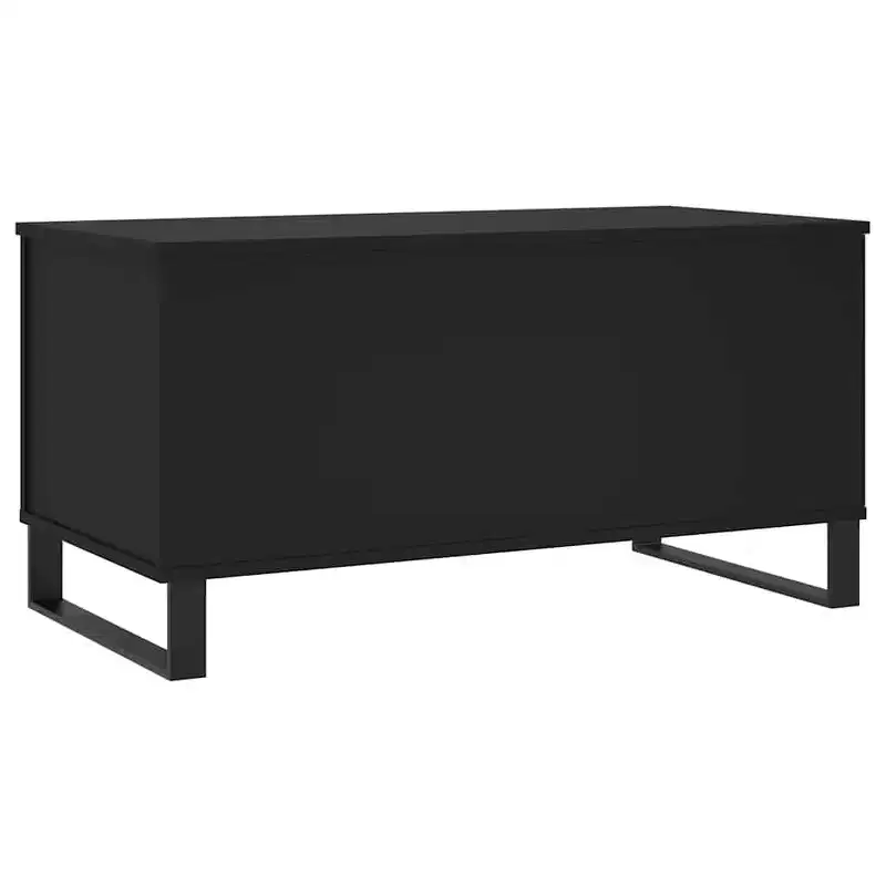 vidaXL Coffee Table White Engineered Wood, Metal Medium Coffee Table