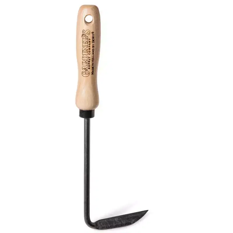 Gardener's Supply Lifetime Cape Cod Weeder | Right-Handed Easy To Use Gardening Weeding Tool | Steel Blade with Wooden Handle