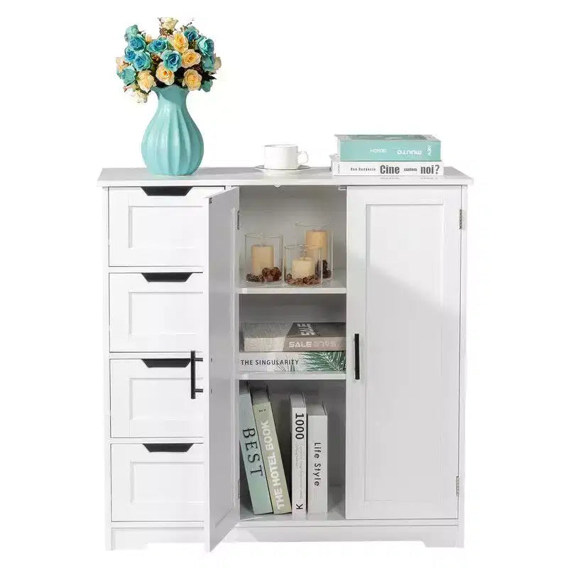 Karl Home | Freestanding Bathroom Cabinet White