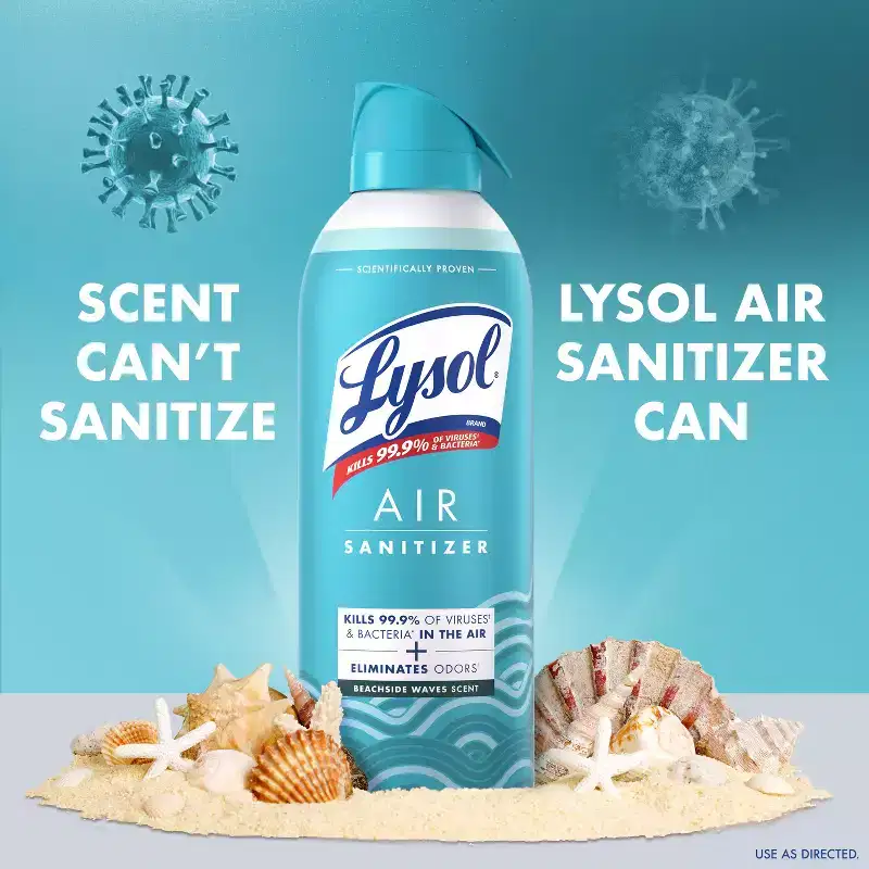 Lysol Aerosol Air Sanitizer - Beachside Waves - 10oz