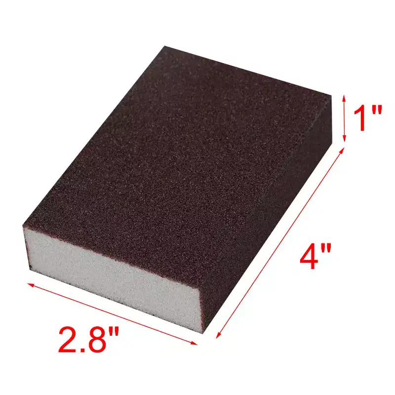 Unique Bargains Kitchens Non-Scratches Pad Scouring Scrub Sponge 5 Pcs