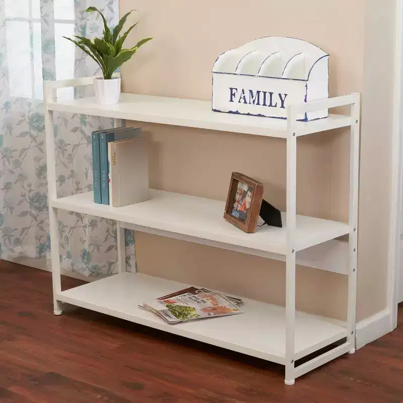 Household Essentials 32.5" Jamestown Wide 3 Shelf Bookshelf