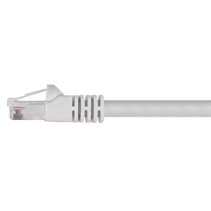 Monoprice Cat5e Ethernet Patch Cable - 1 Feet - White | Network Internet Cord - RJ45, Stranded, 350Mhz, UTP, Pure Bare Copper Wire, 24AWG