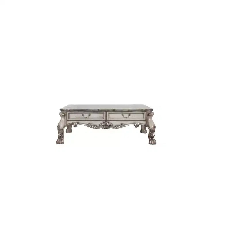 144.8 cm Dresden Coffee Table, Vintage Bone White