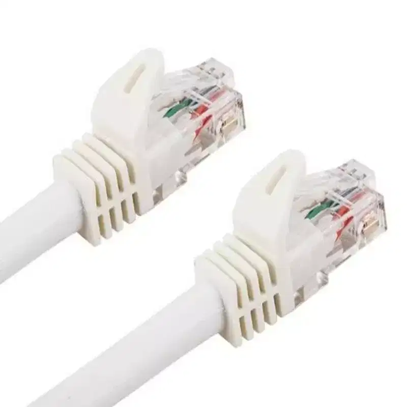 SANOXY Cables and Adapters; 20ft Cat6a 600 MHz UTP Snagless Ethernet Network Patch Cable, White