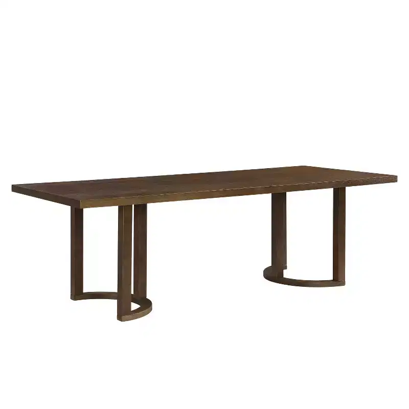 Christopher Knight Home Carissa 95 Modern Rubberwood 8 Seater Rectangle Dining Table
