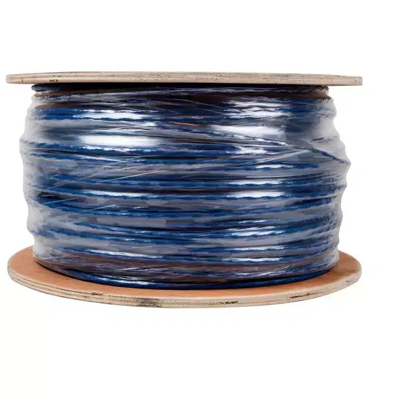 Monoprice Cat6A Ethernet Bulk Cable - 1000 Feet - Blue | Network Internet Cord - Solid, 550Mhz, UTP, CMR, Pure Bare Copper Wire, 10G, 23AWG, No Logo