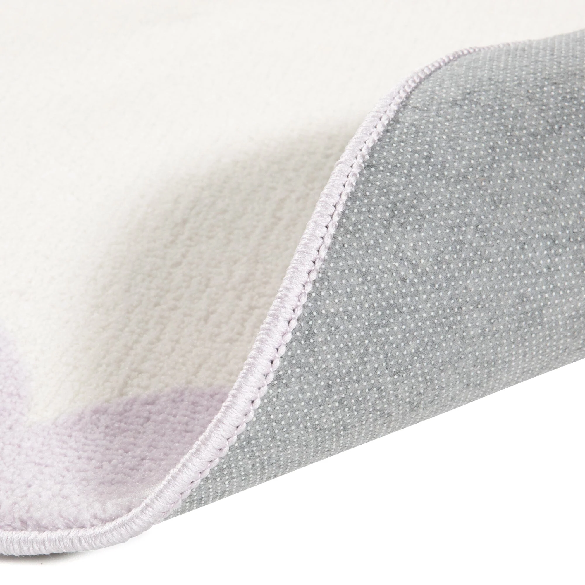 Rug Φ1500 Light Purple X Ivory