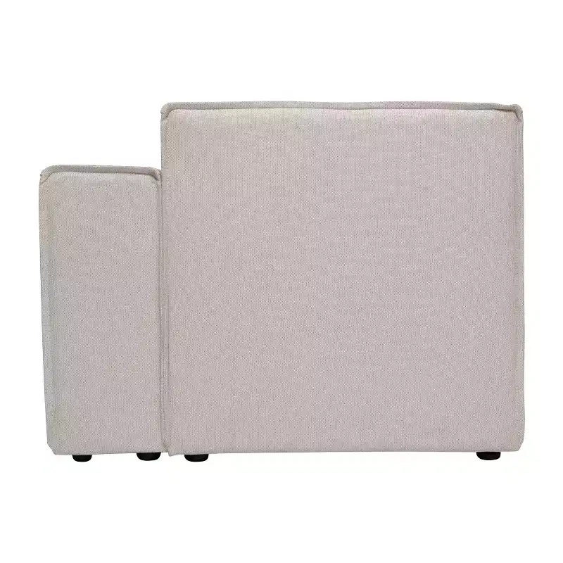 Emma and Oliver Modular Right Side Armchair with Arm Rest