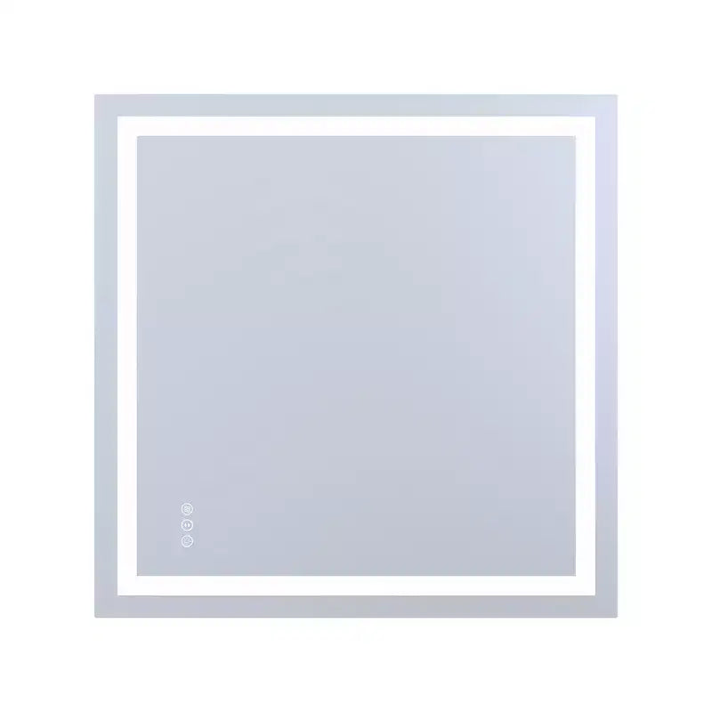SUMERAIN 36x36 Wall Shatter-Proof Bathroom Mirror, Fog-Free ETL 90CRI Vanity Mirror Memory Function