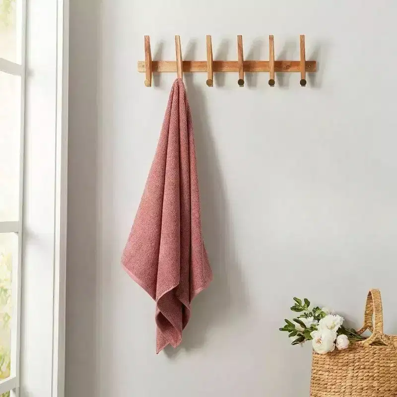 Desert Rose 100 Cotton Bath Towels - 4 Pack, 54x27, Absorbent Quick - Drying