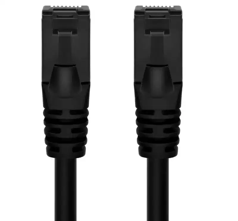 Monoprice Cat6A Flexible TPE Patch Cable - 10 Feet - Black | UTP, 24AWG, 500MHz, Pure Bare Copper, Snagless RJ45, Ethernet Cable - Flex Series