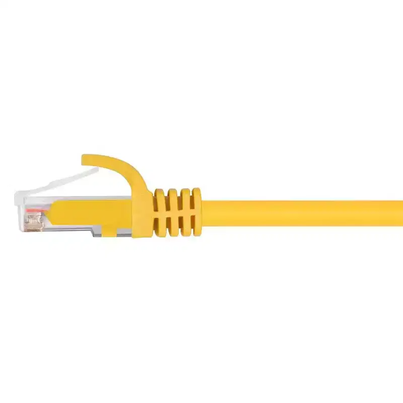 Monoprice Cat6 Ethernet Patch Cable - 20 Feet - Yellow | Network Internet Cord - Snagless RJ45, Stranded, 550Mhz, UTP, Pure Bare Copper Wire, 24AWG -